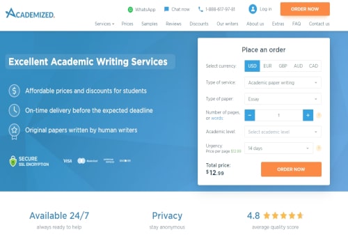 review ACADEMIZED.COM