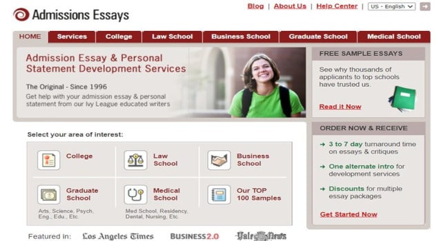 review ADMISSIONSESSAYS