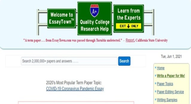 review ESSAYTOWN
