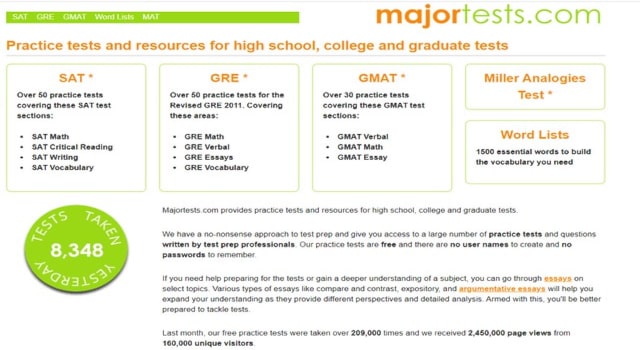 review MAJORTESTS