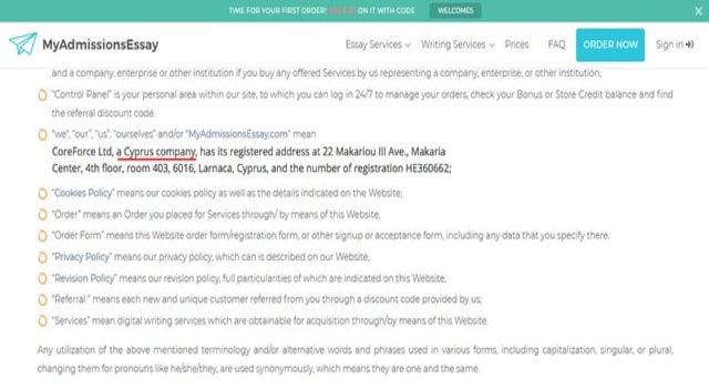 review MYADMISSIONESSAY